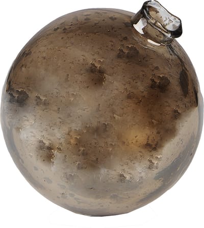 Clayre & Eef Vaas Ø 13x13 cm Bruin Glas