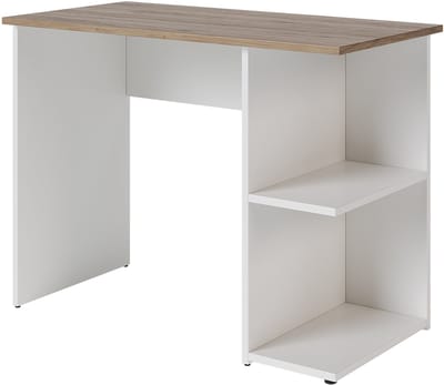Vicco Simple Bureau – 100 x 50 cm Wit/Kunstnijverheid