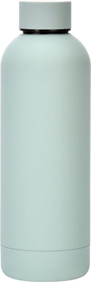 Thermosfles - 500 ml - Dubbelwandig - Mint Groen - RVS - Warm - Koud - Koffie - Water - Thee - Duurzaam