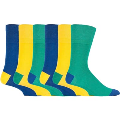 6 paar sokken zonder elastiek herensokken met zachte grip 39-45 Uk - MGG89