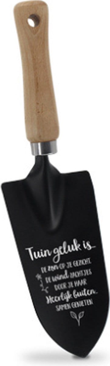 Tuinschep - Tuingeluk- schepje met tekst - cadeau idee - tuin