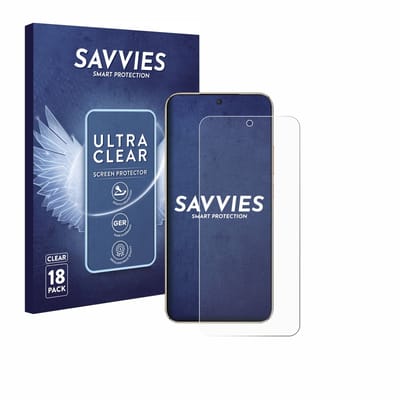 Savvies - Screenprotector voor Honor X9d - Folie Beschermfolie transparant 18 Stuks