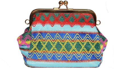 Unyqoos® Dames Handgeweven Stro Clutch en Schoudertas voor Avond en Strand met Verwijderbare Ketting