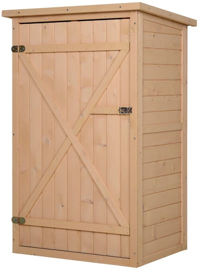 Damenzo - Tuinschuur - Tuinhuis - Tuinkast - Tuin - Tuinkasten voor buiten - Tuinkast hout - 75 x 56 x 115 cm - Asfaltdak