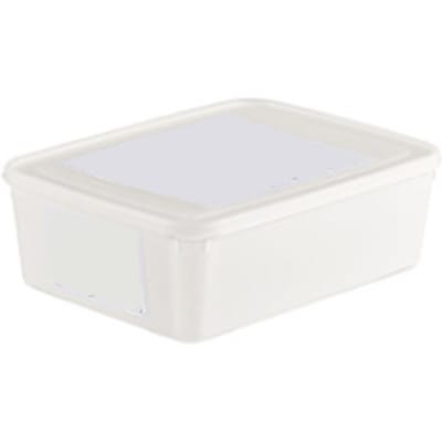 Koelkast Opbergdoos 4.5L PE PP Luchtdicht Koelkast Organizer Opbergcontainer voor Moedermelk white