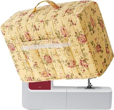 Naaimachinehoes - Beschermhoes - Stofvrij Houden - Waterafstotend Materiaal - 43x35x24cm - Geel