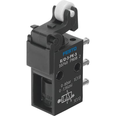 Festo 3/2 NO/NC Monostabiele Rollenhevelklep PK-3 80l/min - 10748