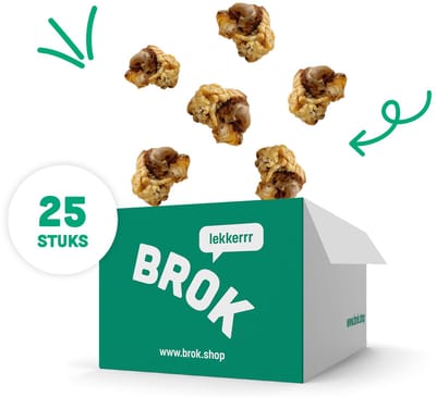 Runder Knieschijven – BROK Natuurlijke Hondensnacks – Gezonde Kauwsnacks Voor Honden – 100% Natuurlijk - 25 stuks