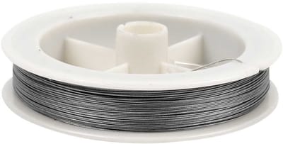Sieradendraad, dikte 0,38 mm, zilver, 100 m/ 1 rol
