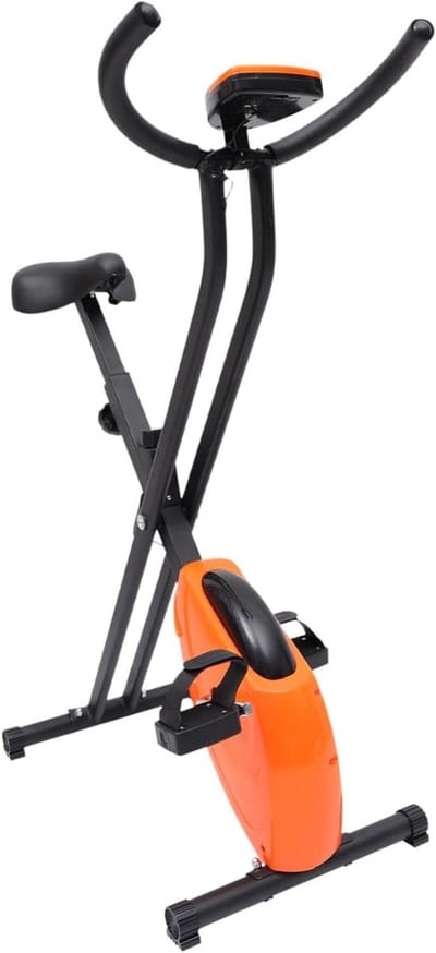 Hometrainer - Fitnessfiets Indoor - Thuis Trainen - Verstelbare Hoogte - 80 cm - Oranje