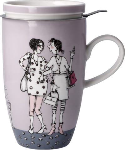 Goebel - Barbara Freundlieb | Thee Mok Ziemlich beste Freundinnen | Beker - porselein - 450ml