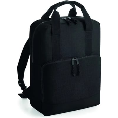 BagBase Recycled Twin Handle Cooler Backpack BG287 - Black - 40 x 30 x 14 cm