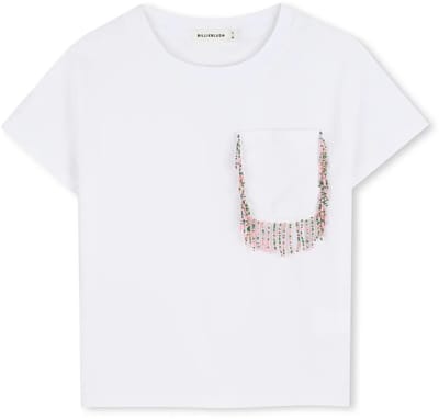 Billieblush U21748 T-shirt Met Korte Mouwen Wit 14 Years Meisje