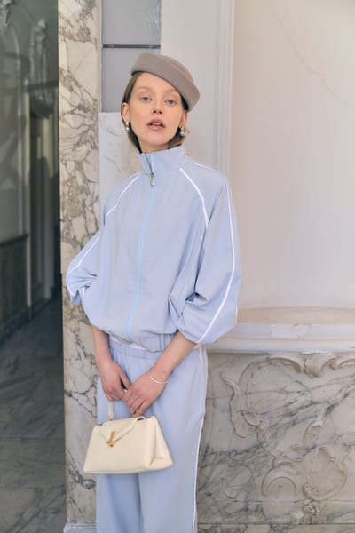 Kerrin structure tech jersey jacket | Light Blue - Light Blue / S