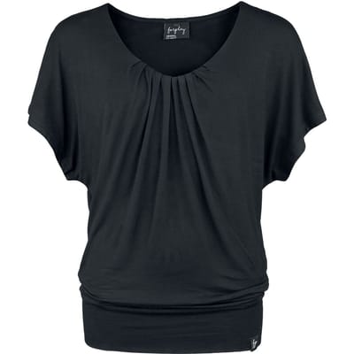 Forplay T-shirt - Beth - S tot XL - voor Vrouwen - zwart
