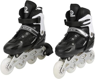 Verstelbare Inlineskates voor Kinderen en Jongeren, Maat 31-38, met Lichtgevende Wielen