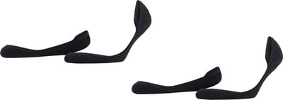 Esprit Solid Low 2-Pack onzichtbar eenkleurig katoen multipack footies dames zwart - maat 35-38