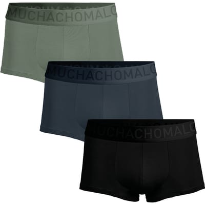 Muchachomalo Heren Trunks – 3 Pack – Korte Boxershorts Heren – Bamboe – Korte Pasvorm – Onderbroeken Heren