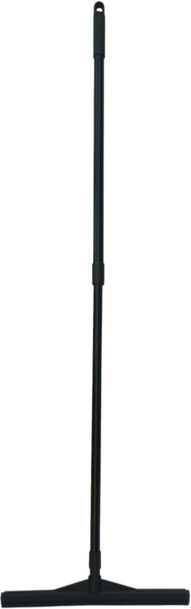 Prolife - P41-MONO - Vloertrekker 41 cm + 154 cm RVS steel - zwart - trekker douche - vloertrekker met steel - douchewisser - aftrekker
