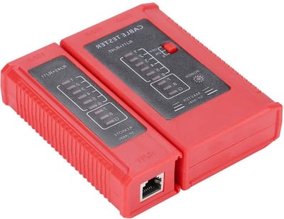 Netwerkkabeltester RJ45 en RJ11 LAN-draadtest - Ethernet-tester Kabeltester WZ-468 Meter .