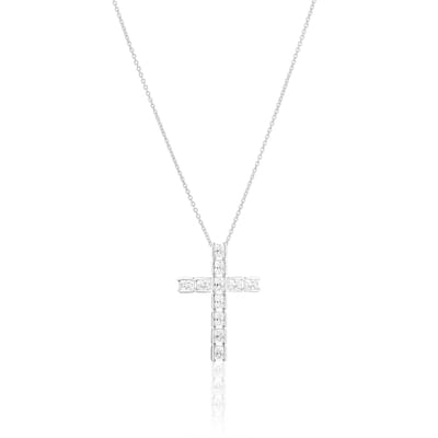 SIF JAKOBS JEWELLERY ROCCANOVA CROCE NECKLACE SJ-N2396-CZ.