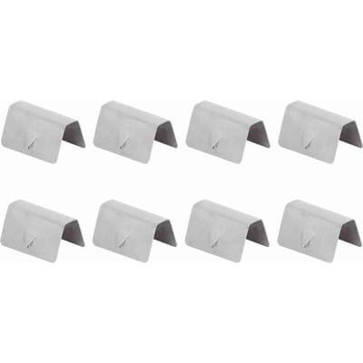 8 stuks Auto Wind Regen Deflector Kanaal RVS Bevestigingsklemmen Passen voor HEKO G3 white