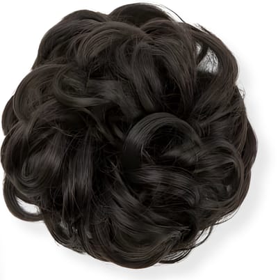Guardian Beauty Messy Haarstuk Bun - Haarwrap Extensie - Gitzwart #1