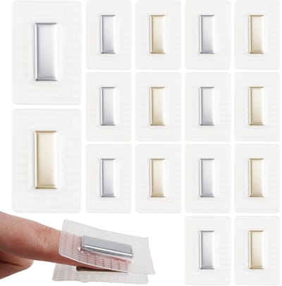 Dailygoods- Magneten Sterk - 20 Stuks Onzichtbare Magneten - Dubbelzijdige Magnetische Sluitingen - Voor Kleding/Tassen - 25 x 10 x 2 mm - Roestbestendig