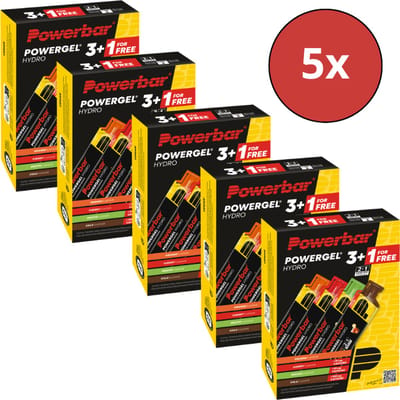 Powerbar Energiegels | Powergel Hydro | Voordeelpakket 5 x 3+1 GRATIS