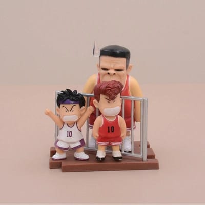 5 pièces Slam Dunk Sakuragi Hanamichi Rukawa Kaede Figurine Anime Modèle Statue Collection Décoration de Bureau pour Garçons Ornement Jouets Cadeaux