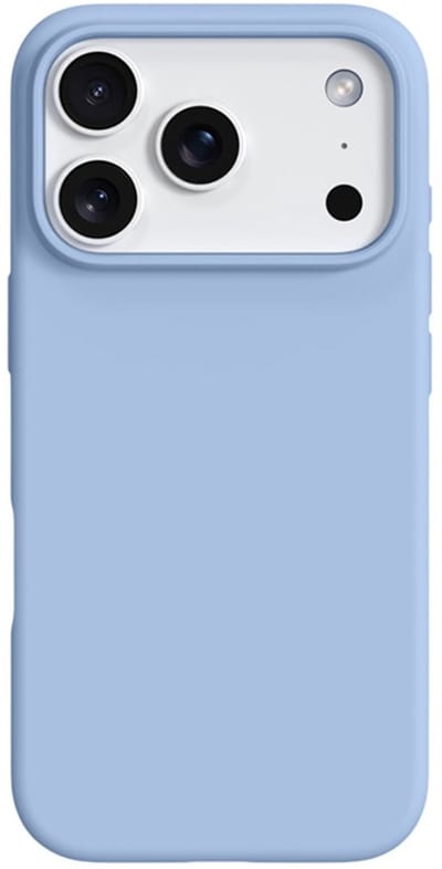 Shockproof Backcover - Liquid Silicone Soft Hoesje - Geschikt voor: iPhone 17 Pro - Haze Blauw