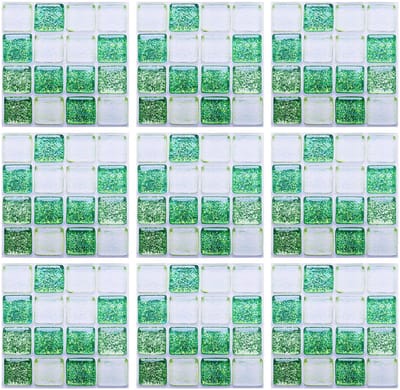 Allecto - Mozaïek Tegel Stickers - Zelfklevend - Waterdicht - Groen