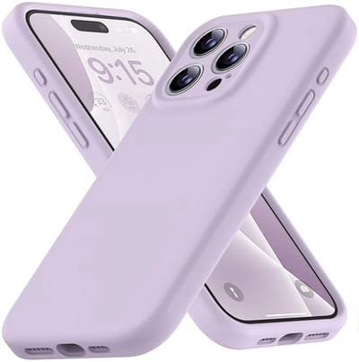 Hoesje met Camera Bescherming Geschikt voor Apple iPhone 15 Pro Max | Back Cover | Dun | Flexibel Zacht Siliconen | Lila