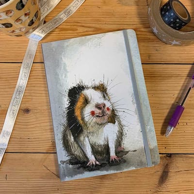Alex Clark Large Chunky Notebook Guinea Pig ~ A5 Softcover Notitieboek Cavia
