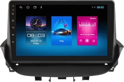 Autoradio met bluetooth - Carplay - Voor Renault Laguna 2 (2001-2007) - Geschikt voor Apple en Android - Stereo - Navigatie - Navigatiesysteem auto - 1GB 16GB