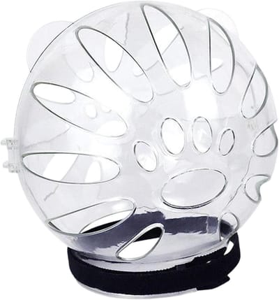 Katten Muilkorf - Mondkap Kat - Veilig Verzorgen - 360 Graden Zicht - S 125x135mm - Transparant