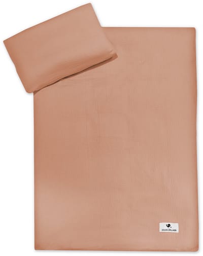 Julius Zöllner babybeddengoed mousseline - dune, maat 100x135 + 40x60 cm