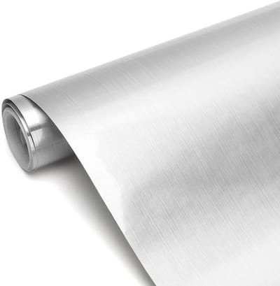 Cosensi - Spiegelfolie - Zelfklevende Spiegelfolie - Flexibel en Makkelijk aan te Brengen - Zilver 40x500 cm - Decoratieve Wandfolie - Geschikt voo...