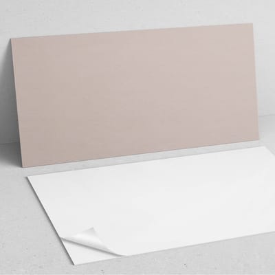 Coloray Wandpanelen Zelfklevend - Kleur: Lichtbruin PVC Wandpaneel - 100 cm x 50 cm - Beige Wandbekleding Zelfklevend - 1 stuk - Eénkleurige Wandpanelen Zelfklevend - Wandpanelen Keuken - Wandpaneel Badkamer