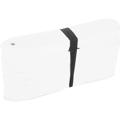 100 stuks PVC Tuin Plantenpot Markeringen Steeketiketten Tuin Kwekerij Zaadlabel (Wit) white