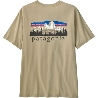 Patagonia Fitz Roy Foothills T-Shirt grijs