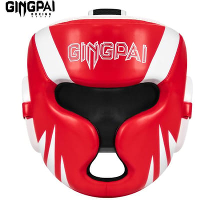 Casque de Sécurité Boxe MMA Protection Tête Équipement d'Entraînement Intégral pour Adulte Enfant Muay Thai Kickboxing S