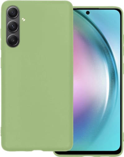 Hoesje Geschikt voor Samsung Galaxy A54 - Sterk & Shockproof - Hoes Cover - Siliconen Case - Groen
