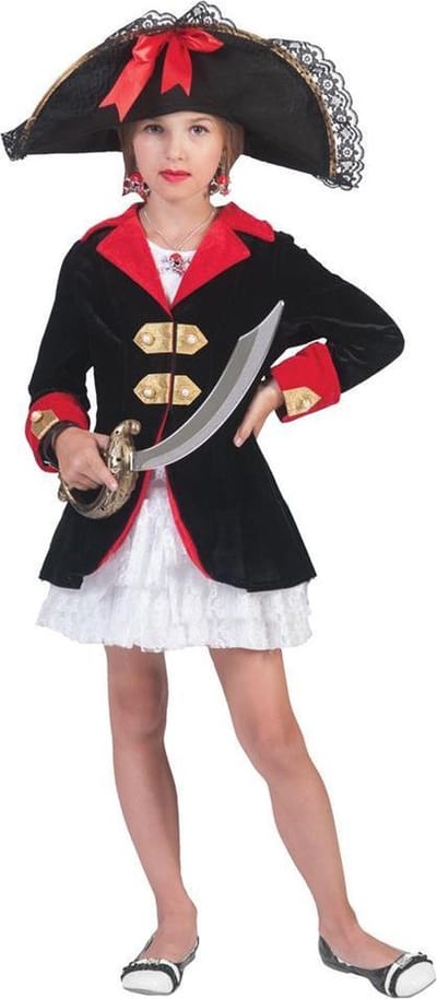 Piratenkostuum | Piraat penny | Maat 116 | Verkleedkleding