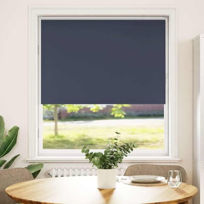 vidaXL - Rolgordijn - verduisterend - 105x130 - cm - stofbreedte - 100,7 - cm - blauw