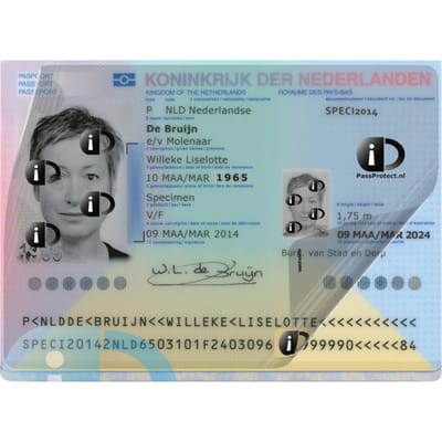 PassProtect voor paspoort | beschermfolie | herbruikbaar | voorkom identiteitsfraude | beveiliging BSN en pasfoto