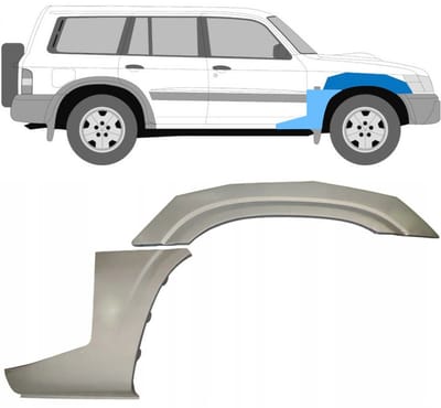 Reparatiepaneel voorspatbord voor Nissan Patrol Y61 GY61 1997-2009 / Rechts