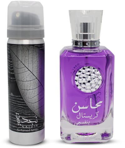 Lattafa Mahasin Crystal Eau de Parfum Voor Dames 100 ml