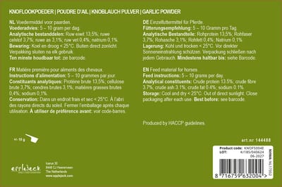 Epplejeck Epplejeck Knoflookpoeder