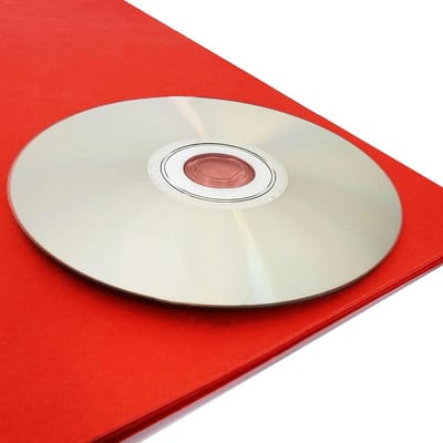Plakclips voor CD's, DVD's en Blu-rays | Transparante CD-plakpunten voor mapbevestiging | 20 Stuks
